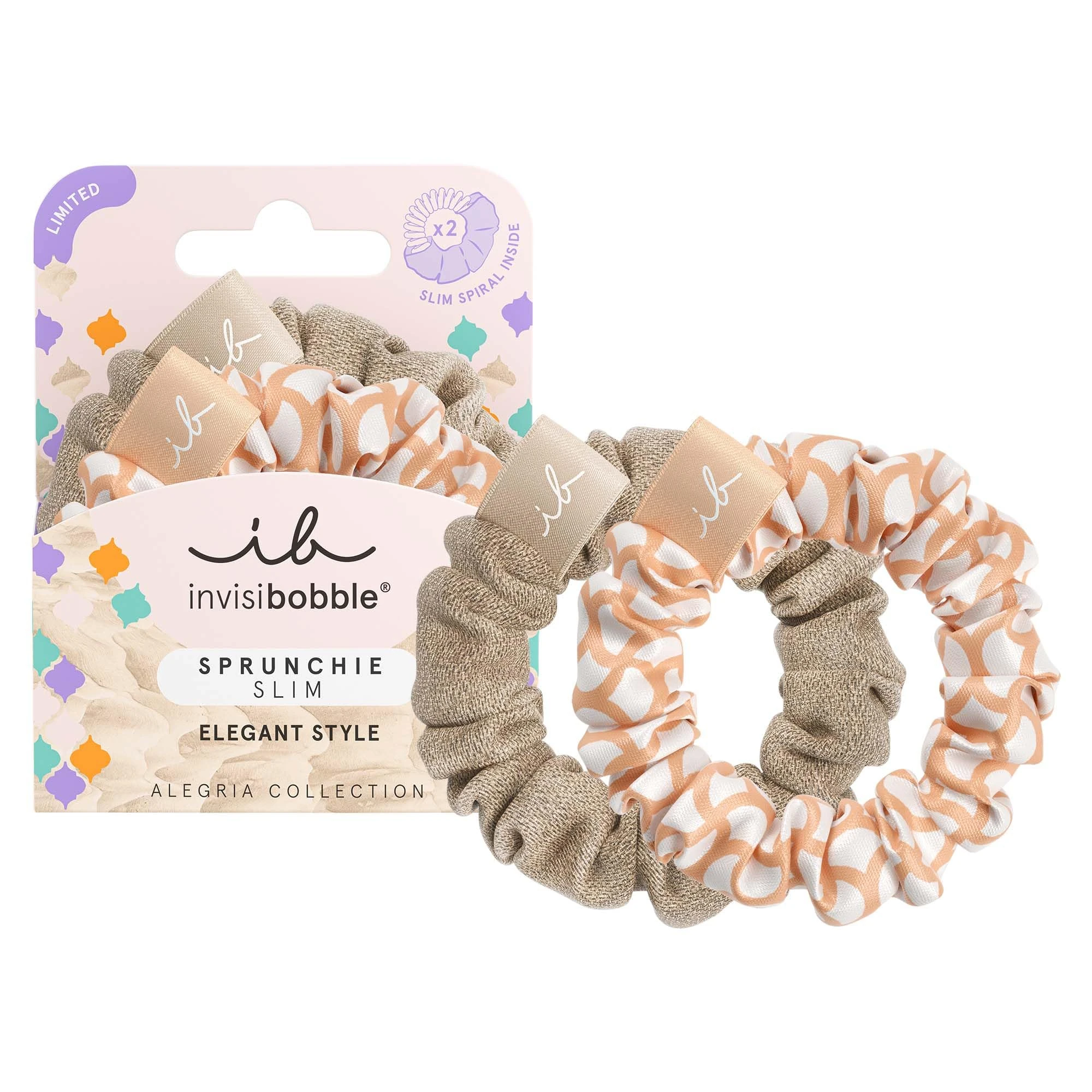 Invisibobble Sprunchie Slim Alegria Rooting for You 2pcs