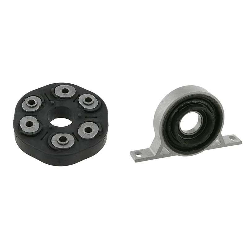 febi bilstein 23959 Flexible Disc for propshaft, pack of one & 26316 Propshaft Centre Support with ball bearing, pack of one