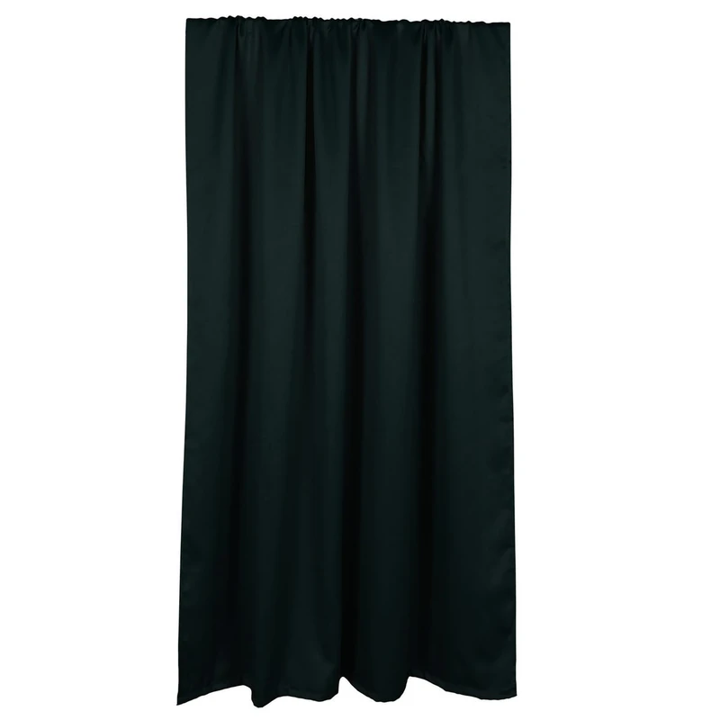WELL HOME MOBILIARIO & DECORACIÓN Curtain (Pack of 2) 140 x 250 cm Dark Green - Image 1