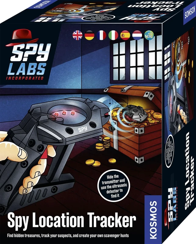 KOSMOS 617257 Spy Labs Incorporated Spy Location Tracker, Track Your Suspects, Detective Toys for Children, Multilingual Instructions in DE, EN, F, IT, ES, NL