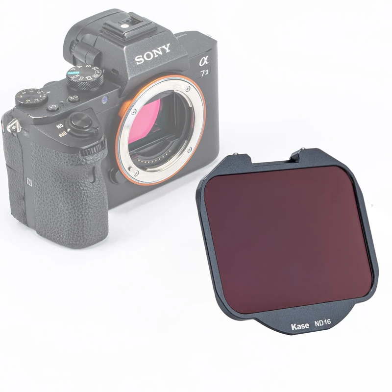 Kase Clip-in ND16 Filter for Sony Full-Frame Mirrorless Camera,Built-in ND Neutral Density Filter 4 Stop for Sony A7/A7 II/A7 III/A7R/A7R II/A7R III/A7R IV/A7S/A7S II/A7S III/A9/A9 II/FX3