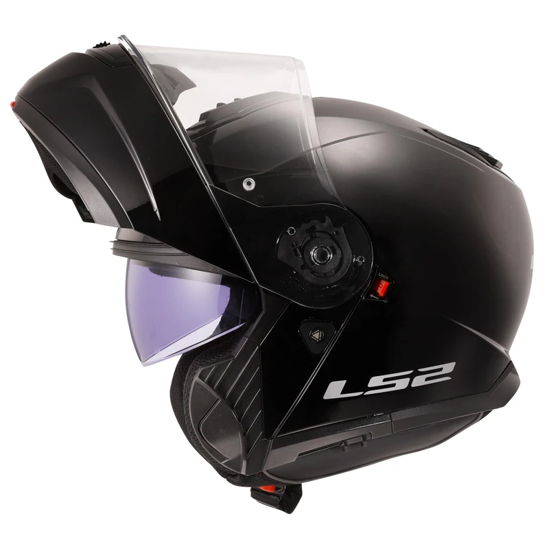 LS2 Motorcycle Helmet. Modular / Flip Front. FF908 STROBE II MATT BLACK-06 (S) 55-56cm
