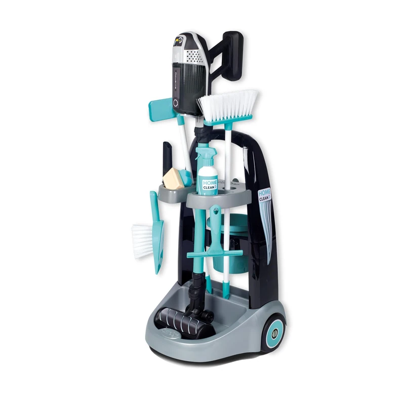 Smoby Rowenta Cleaning Trolley with Vacuum Cleaner