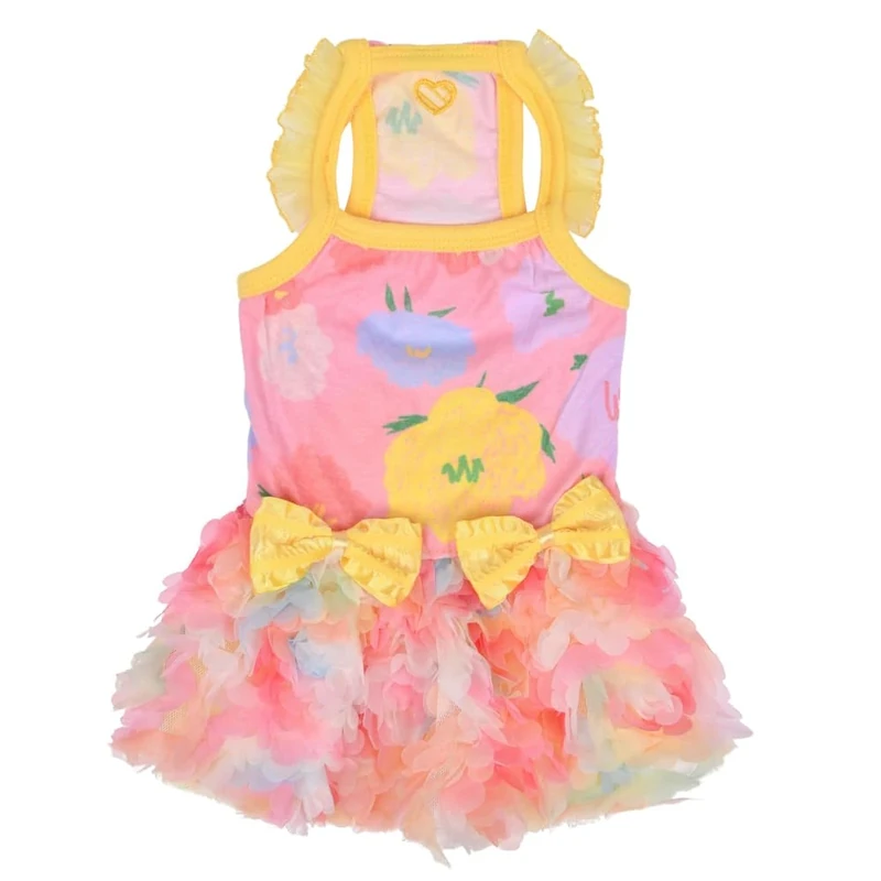 Clarisse Dog Dress Pink M