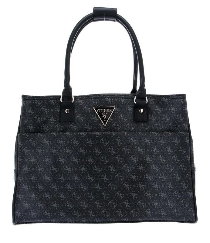 GUESS Women JESCO Shopper Tote Bag, Coal, One Size