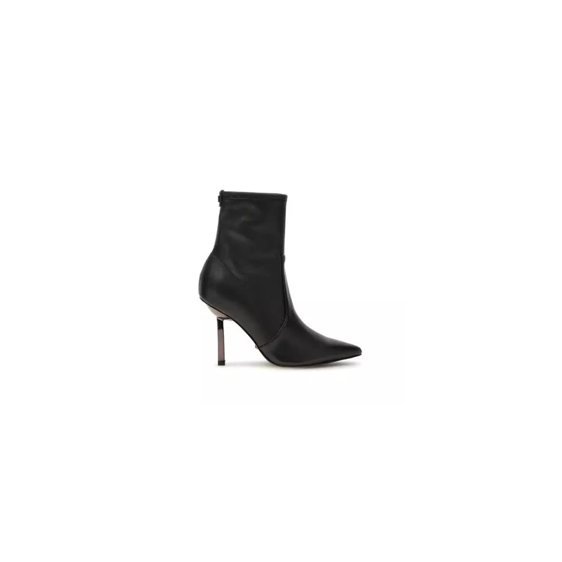 GUESS Women's CIDNI Heeled Ankle Boots, Black, 8 UK