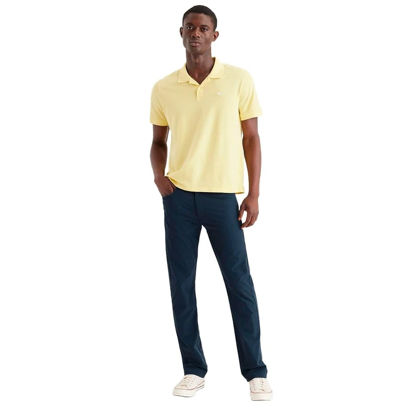 Dockers Men's GO Jean Cut Slim Bottoms, Navy Blazer, 3W 32L