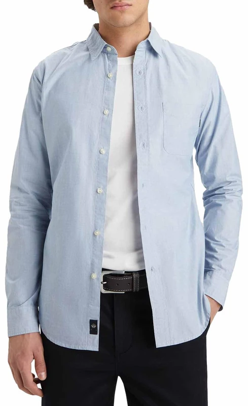 Dockers Original Shirt Slim Shirts Men's End On End Delft S, End On End Delft, S