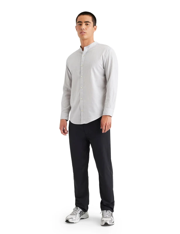 Dockers Men's GO Jean Cut Slim Bottoms, Beautiful Black, 3W 34L