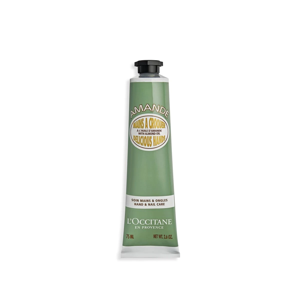 L'OCCITANE Almond Delicious Hands Cream, Nourishing & Firming Hand Moisturiser, Sweet Almond Scent, Luxury Clean Beauty for Soft, Smooth Hands