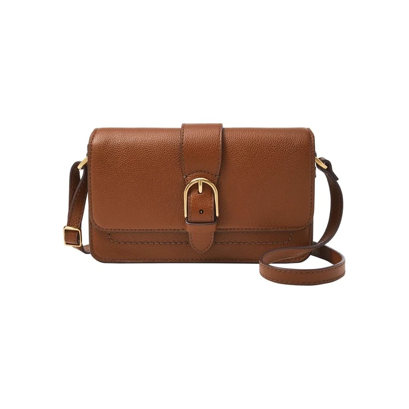 Fossil Zoey Small Crossbody, Brown, One Size