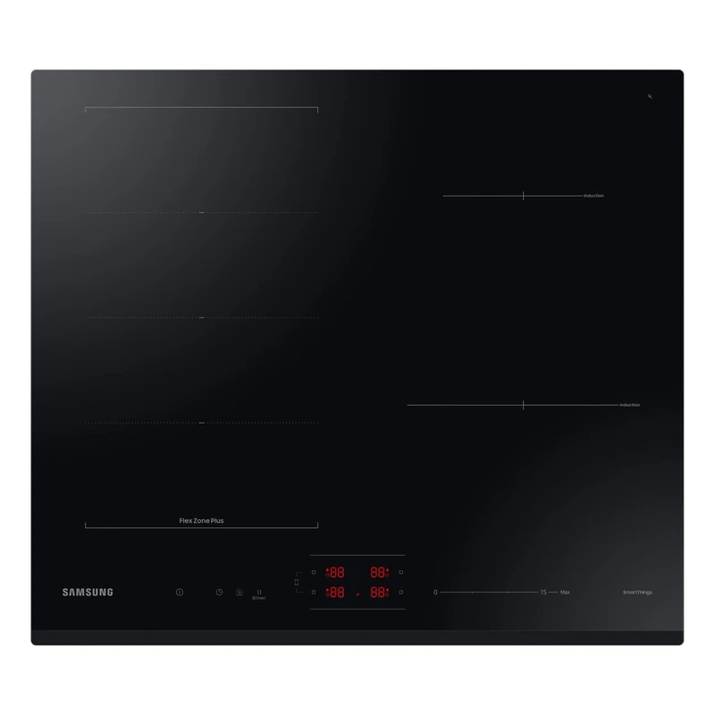 Samsung 59cm 4 Zone Induction Hob with Flex Zone Plus - Black