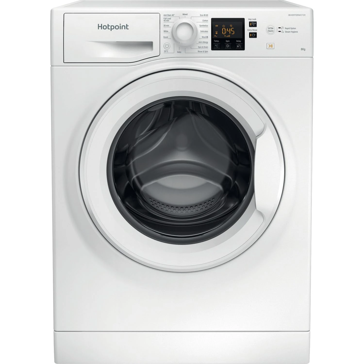Hotpoint 8kg 1400rpm Freestanding Washing Machine - White