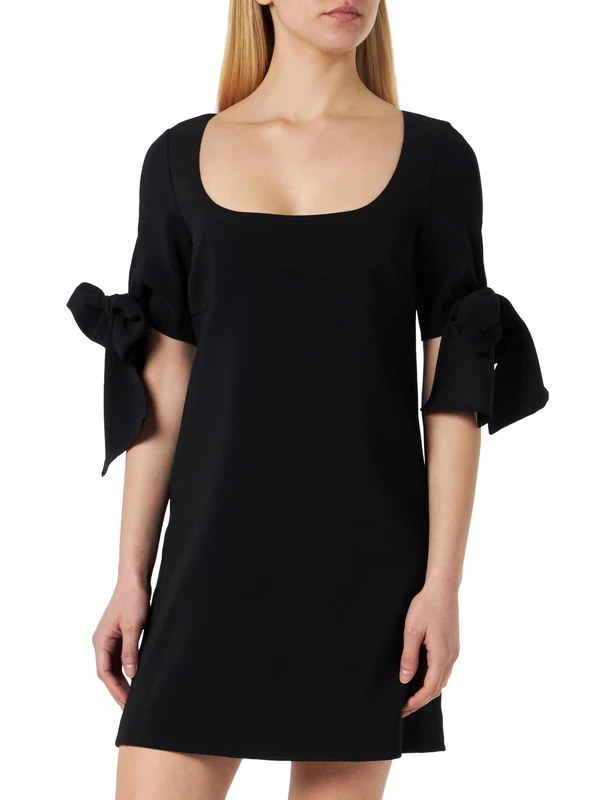 Pinko Women's Verdicchio Crepe Stretch Dress - Black Limousine