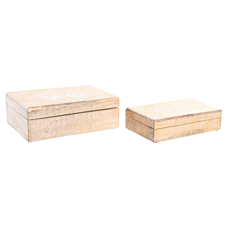 DKD Home Decor Decorative Box Set, Standard