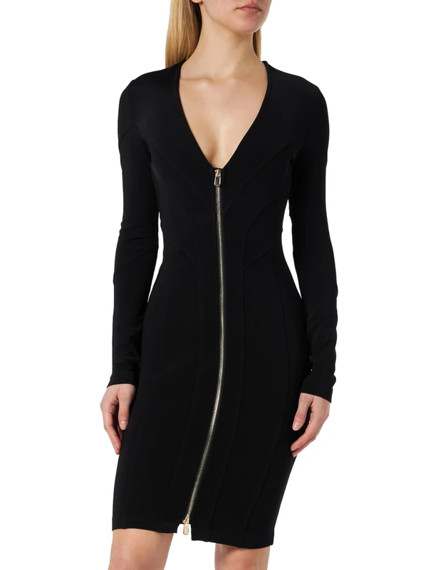 Pinko Women's Rhydon Pantalone Flanella Dise Cocktail Dress, Z99_Nero Limousine, S