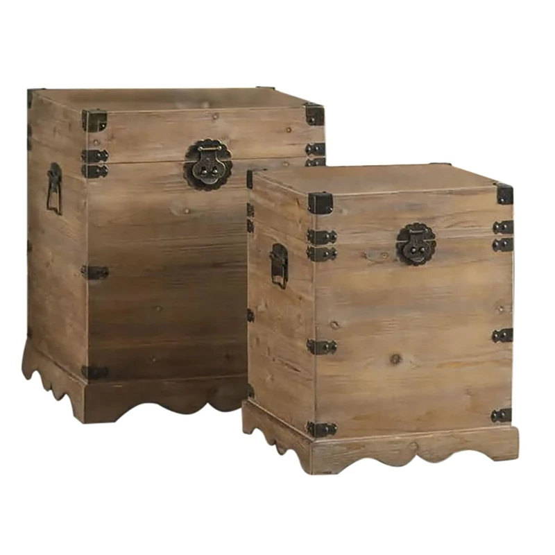DKD Home Decor Chest Set, Standard