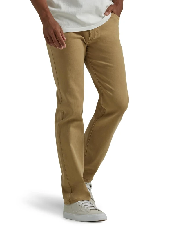 Wrangler Authentics Men's Classic 5-Pocket Regular Fit Flex Jean, Harvest, 38W / 28L