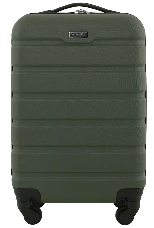 Wrangler Olive 20-Inch Hardside Carry-On Spinner Luggage with 360 Degree Spinner Wheel System