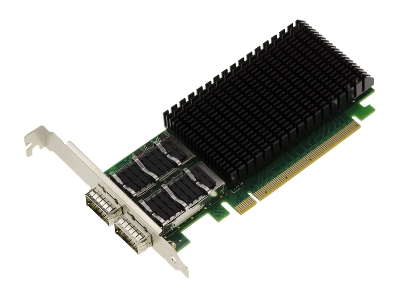 KALEA-INFORMATIQUE Dual 100G QSFP28 2 Port PCIe Network Controller Card for Server or PC. Mellanox ConnectX 4 chipset. 100GbE 56GbE 50GbE 40GbE 25GbE 10GbE 1GbE support. - Image 1