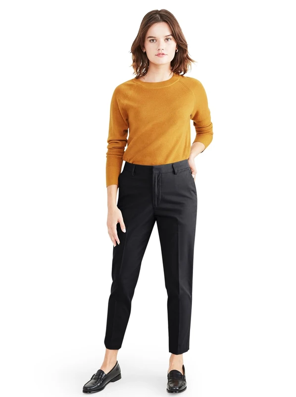 Dockers Refined Slim Ankle Refined Chinos Women's Beautiful Black 30 Regular, Beautiful Black, 4