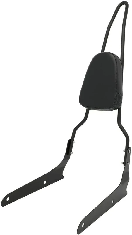 mueriche Sissy Bar Backrest With Comfortable Pad Fit For Honda VT750 Shadow Spirit 750 VT750C2 2007-2014 Phantom 750 VT750C2B 2010-2019 (Chrome)