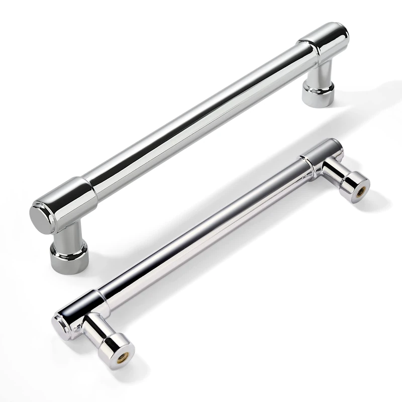 khtumeware 10 Pack 6 Inch(152mm) Polished Chrome Cabinet Pulls Kitchen Cabinet Handles Kitchen Cabinet Hardware for Cupboard Drawer Pulls Dresser Handle