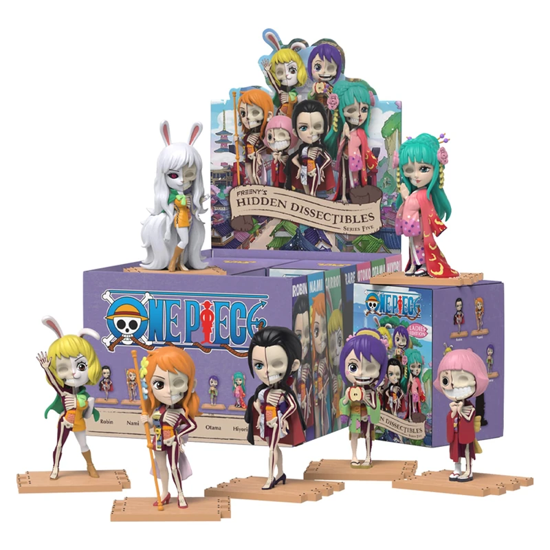 Mighty Jaxx Freeny's Hidden Dissectibles One Piece Series 5 (Ladies Edition) | Sealed Tray of 6 - Contains No Duplicates | Blind Box Collectible Figurines