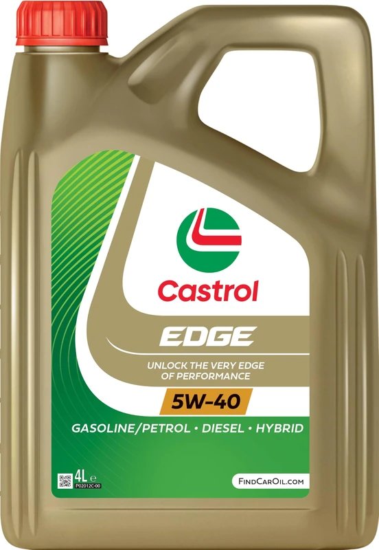 Castrol EDGE 5W-40, Advanced Fully Synthetic Engine Oil, Meets ACEA C3 & API SN/CF Specifications, 4L