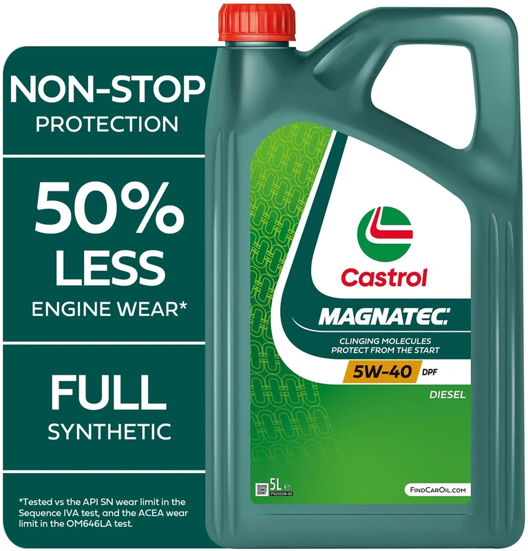 Castrol MAGNATEC 5W-40 DPF Engine Oil 5L, black