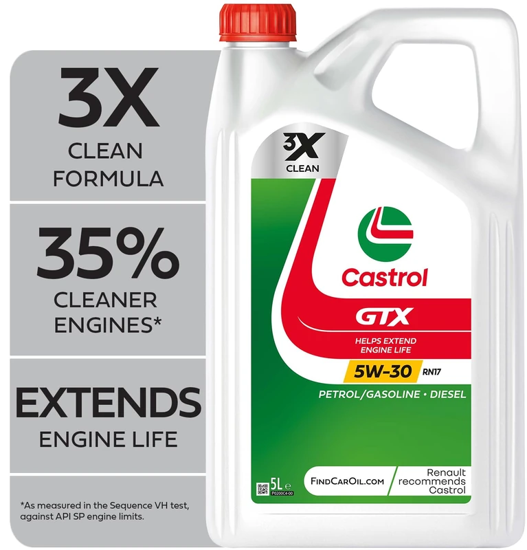Castrol GTX 5W-30 RN17 Engine Oil 5L