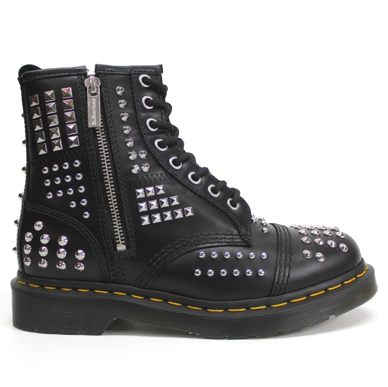 DR MARTENS 31154001 8 Eye Boot Men Black Atlas UK 10