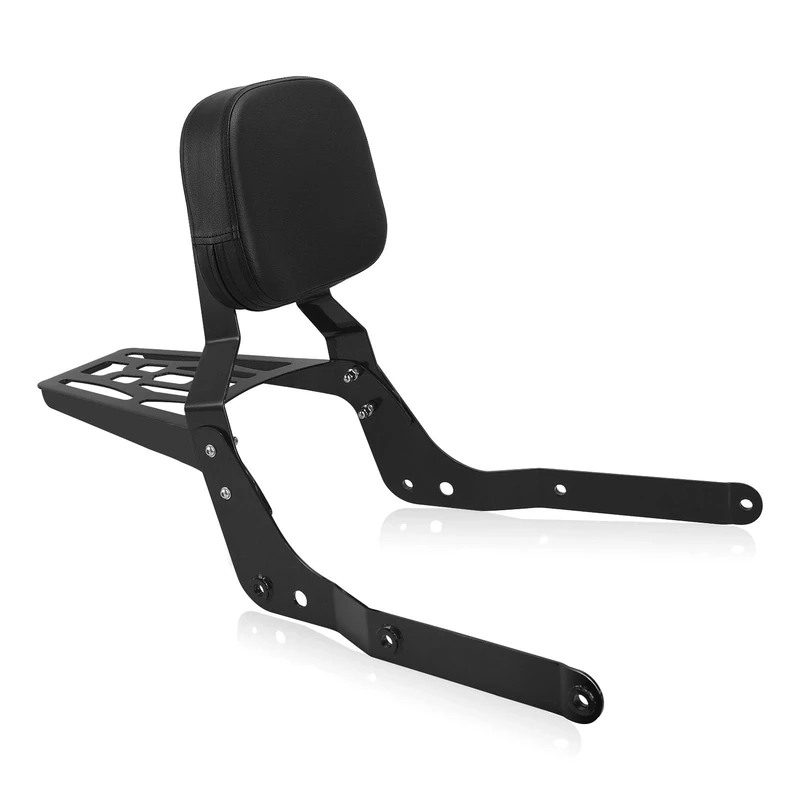 SWESGI Motorcycle Sissybar Backrest and Luggage Rack for Honda Shadow Aero VT750C 2004-2023 (Black), SW-JP-750