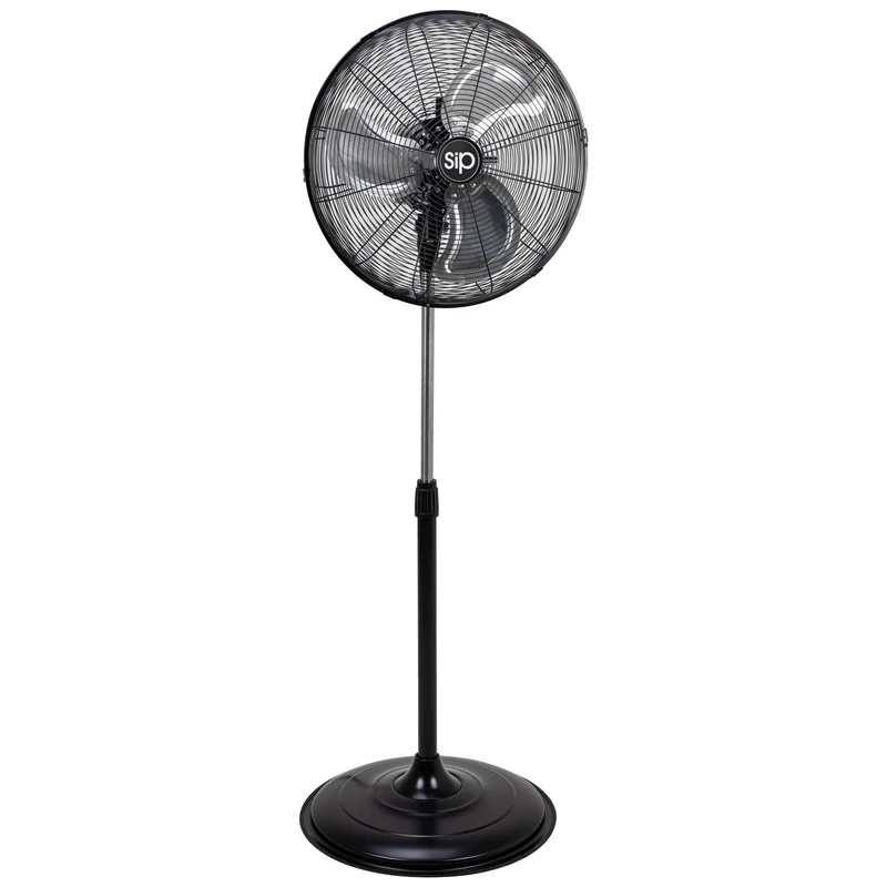 SIP 18" Oscillating Pedestal Fan 100w Heavy Duty Industrial Electric Fan Air Circulator 3 Speed