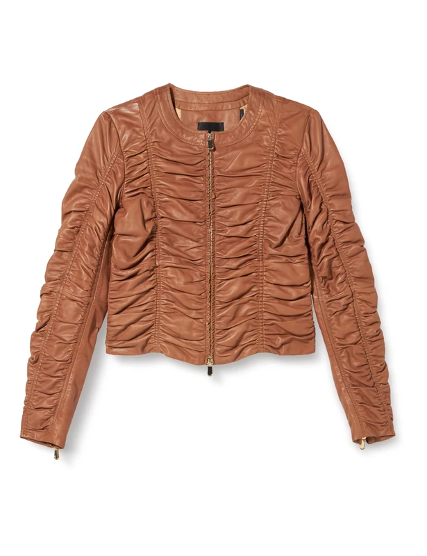 Pinko Women's Giasone Elastic Tassel Jacket, CM3_Walnut of Brazil, XXS