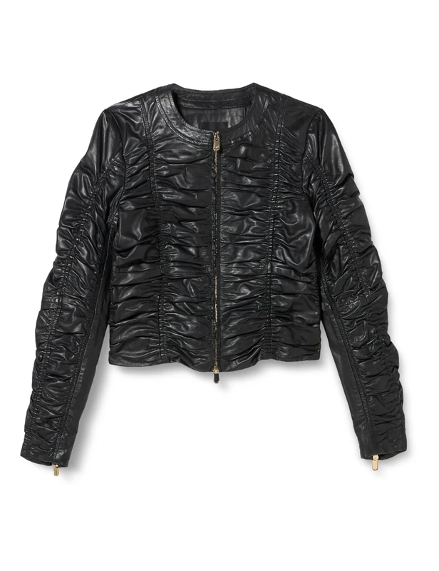 Pinko Women's Giasone Elastic Tassel Jacket, Z99_Black Limousine, XL