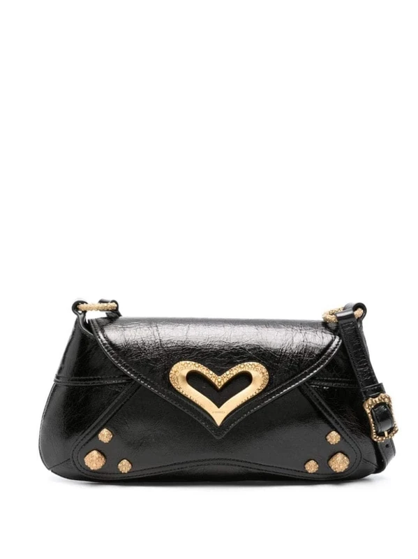 Pinko Women 520 Shoulder Classic Naplack Vintage Bag, Z99m_Black Limousine-Chocolate Gold, 30