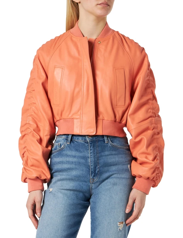 Pinko Women's Giacca Jacket, P77_SALMONE Fresco, L