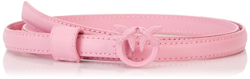 Pinko Women's Love Berry H1 Belt VIT.seta Color, P31b_rosa Marino Block Colour, M