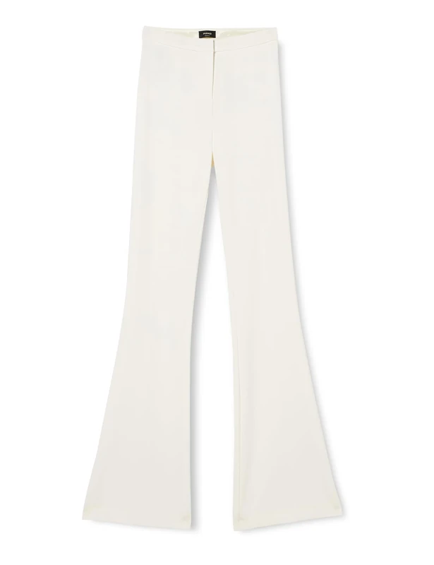 Pinko Women's Cantante Slip Bikini Tecno Jer Business Casual Pants, Z05_White-snowwhite, 6