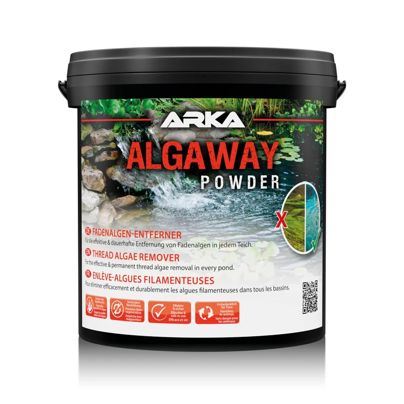 Thread Algae Remover for Ponds – MICROBE-LIFT AlgAway Powder 5000g – eco-friendly algae control for garden ponds – prevents regrowth – treats up to 28,500 litres – safe for fish & plants
