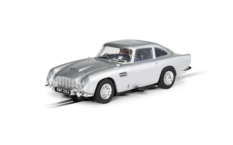 Scalextric Cars - C4436 James Bond Aston Martin DB5 - 'Goldfinger' - Toy Slot Car for use with Race Tracks and Set - Small Kids Gift Ideas for Boy/Girl Ages 5+, Scalextric Accessories