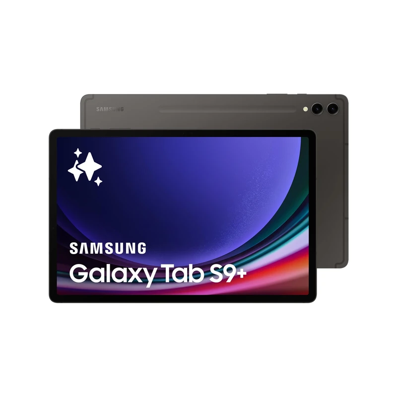 Samsung Galaxy Tab S9+ 5G Android Tablet, 512GB Storage, S Pen Included, Unlocked, Graphite, 3 Year Samsung Extended Warranty (UK Version)