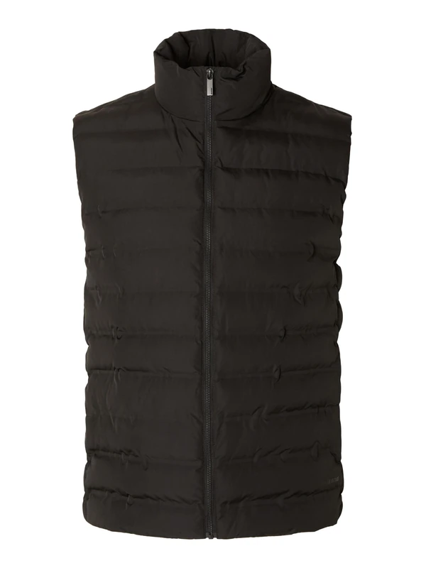 SELECTED HOMME Men's Slhbarry Quilted Gilet Noos Vest, Stretch Limo, L