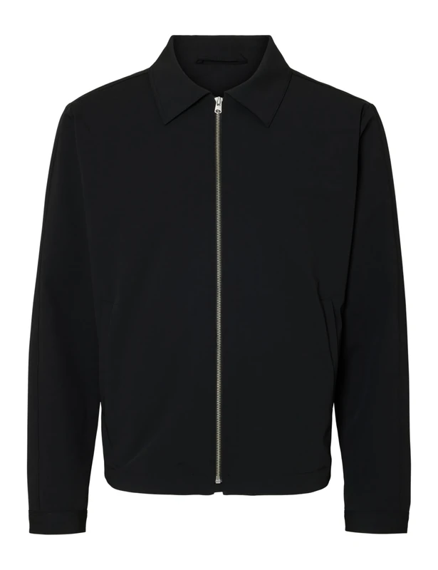 SELETED HOMME SLHLIAM Men's Zip Jacket Flex B NOOS Jacket, Black, XL, Black, XL