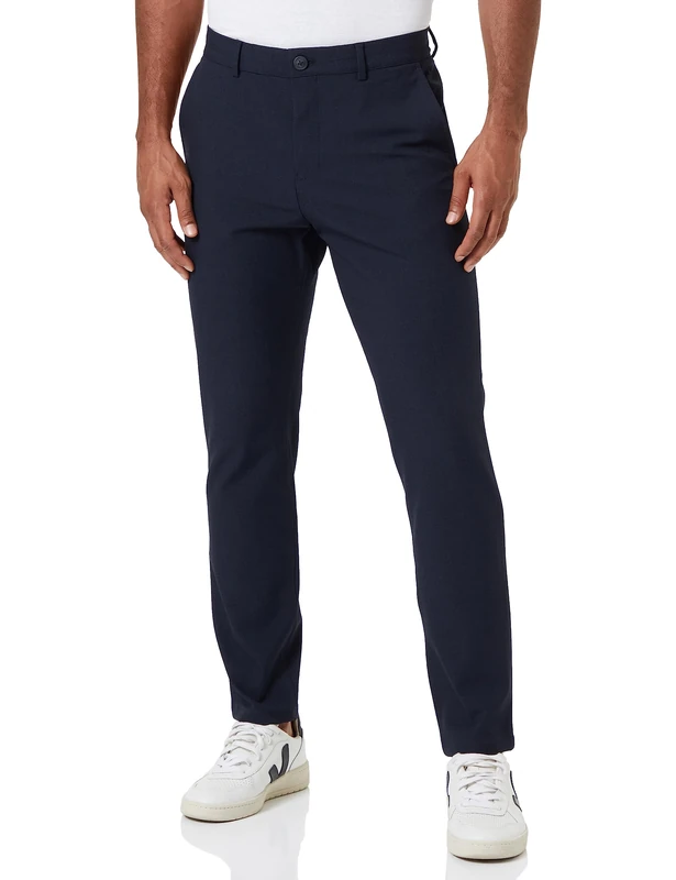 SELETED HOMME SLHSLIM-Robert Flex 175 Trousers NOOS, Dark Sapphire, 34 W/32 L
