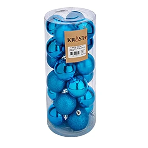 Krist+ Christmas Baubles Set, Multicoloured, Standard - Image 1