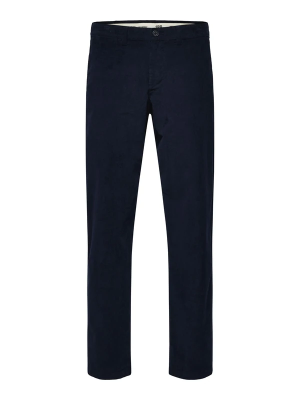 SELETED HOMME SLHSTRAIGHT-Miles 196 Cord Pants W NOOS, Dark Sapphire, 30 W/32 L - Image 1