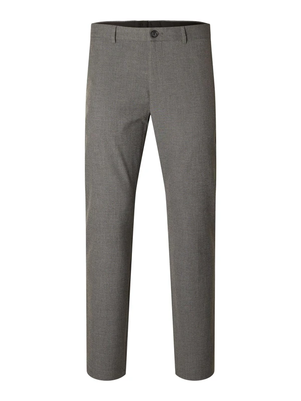 SELETED HOMME SLHSLIM-Robert Flex 175 Trousers NOOS, Grey Melange, 32 W/32 L