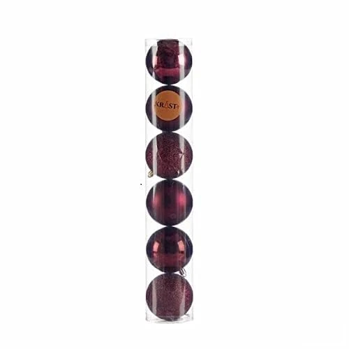 Krist+ Christmas Baubles Set, Multicoloured, Standard - Image 1